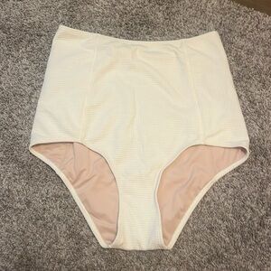Kortni Jeane Extended High Waisted Waffle Swim Bottoms